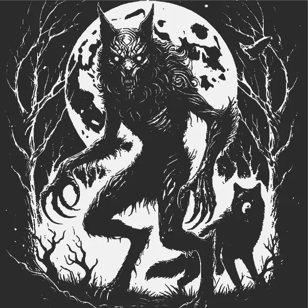 The Dark Mystery of the Skinwalker! Lamp/Deco (DIY)