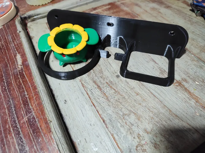 Support pour sèche-cheveux et lisseur / Soporte para Secador