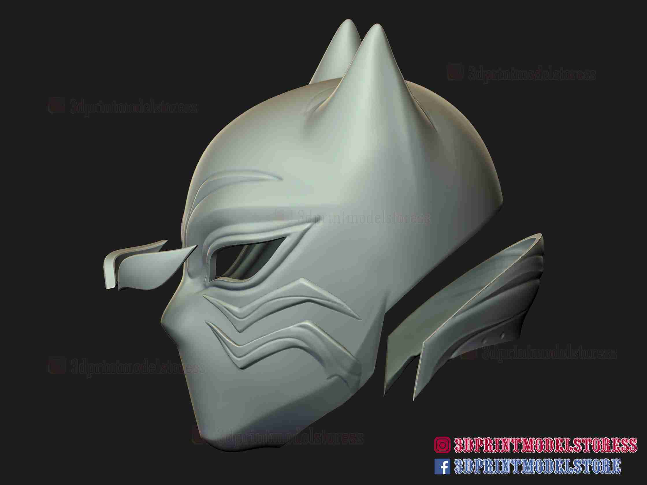 White Tiger Helmet Marvel Cosplay Mask 3D models download