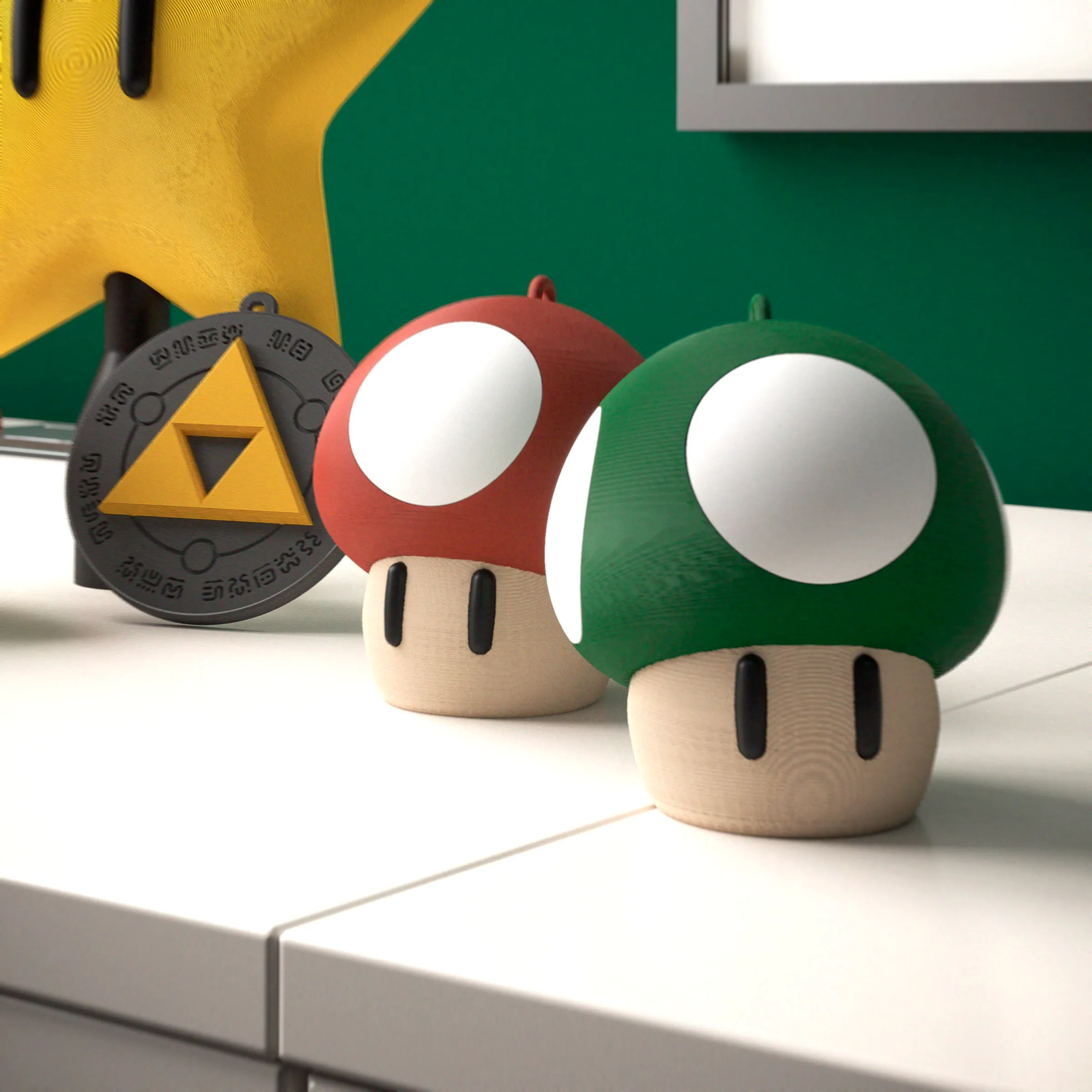 Nintendo-themed Christmas tree decoration