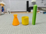 Piccoli oggetti di scena per esperimenti scientifici – Becher, matraccio Erlenmeyer-3