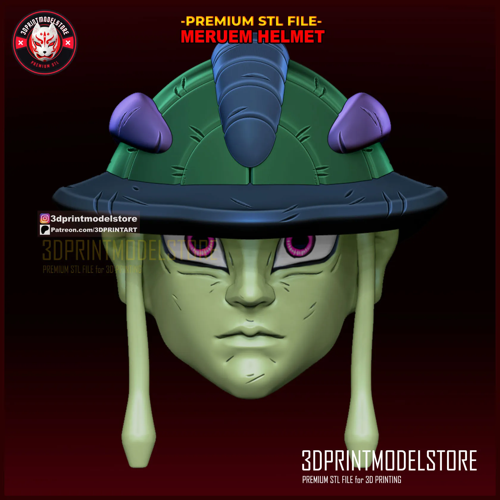 Hunter x Hunter Cosplay Meruem Mask - Anime Halloween Helmet