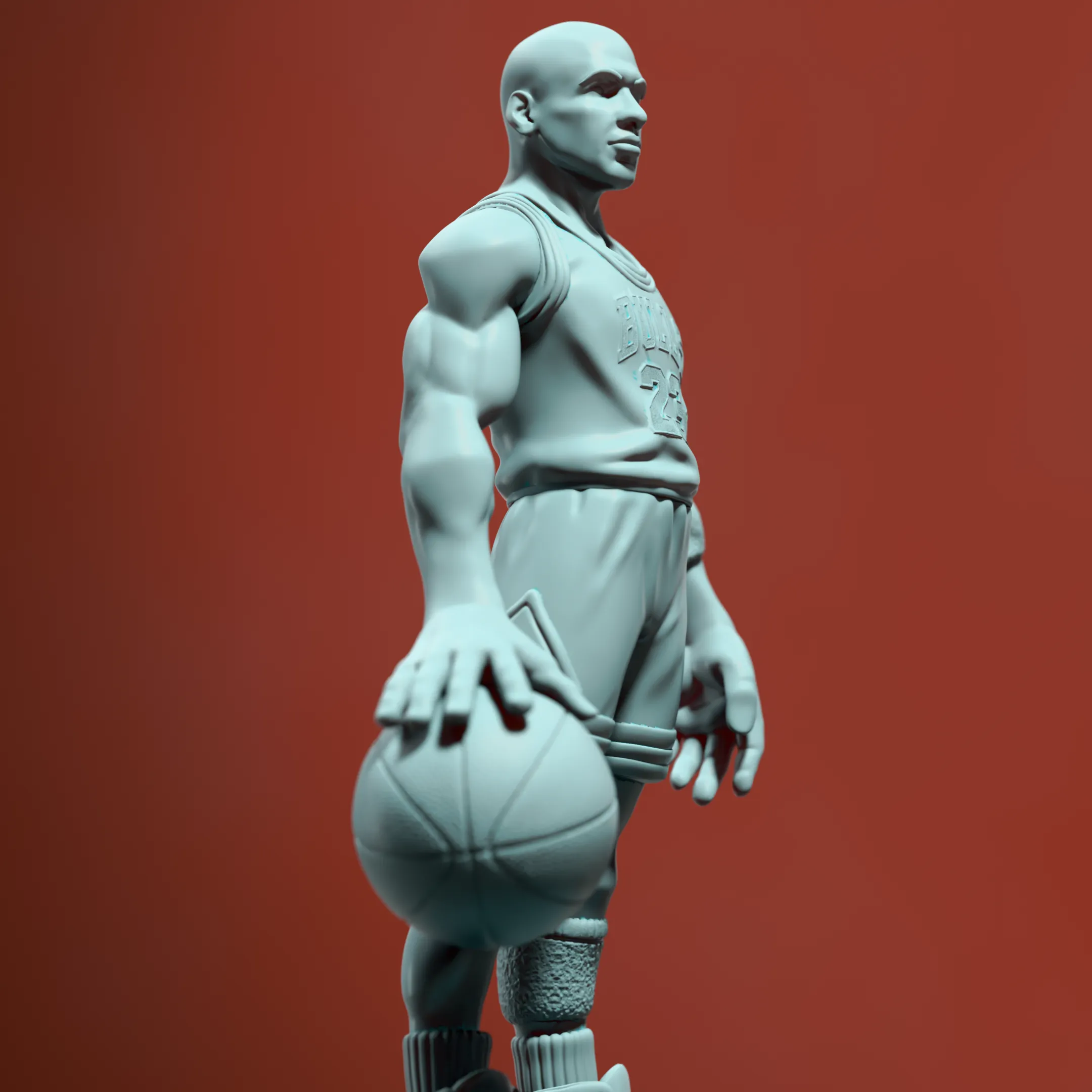 Michael Jordan Bust – Iconic 3D Sculpture
