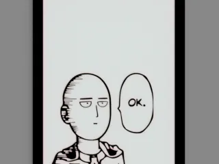 Saitama "OK" Meme Wall Art - Two-Color 3D Print Model