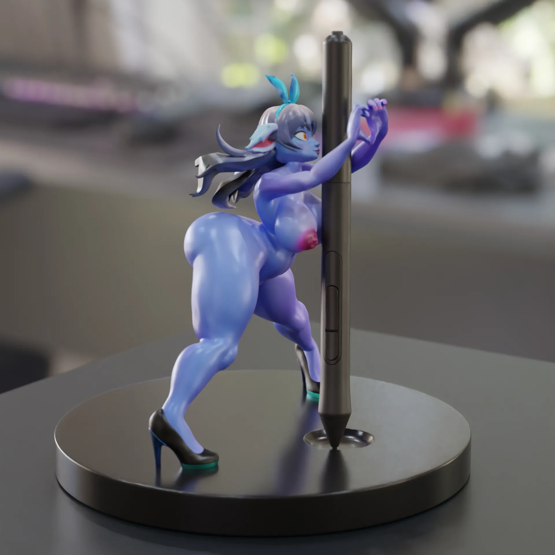 Tristy Elf Character Figure NSFW Pen Holder