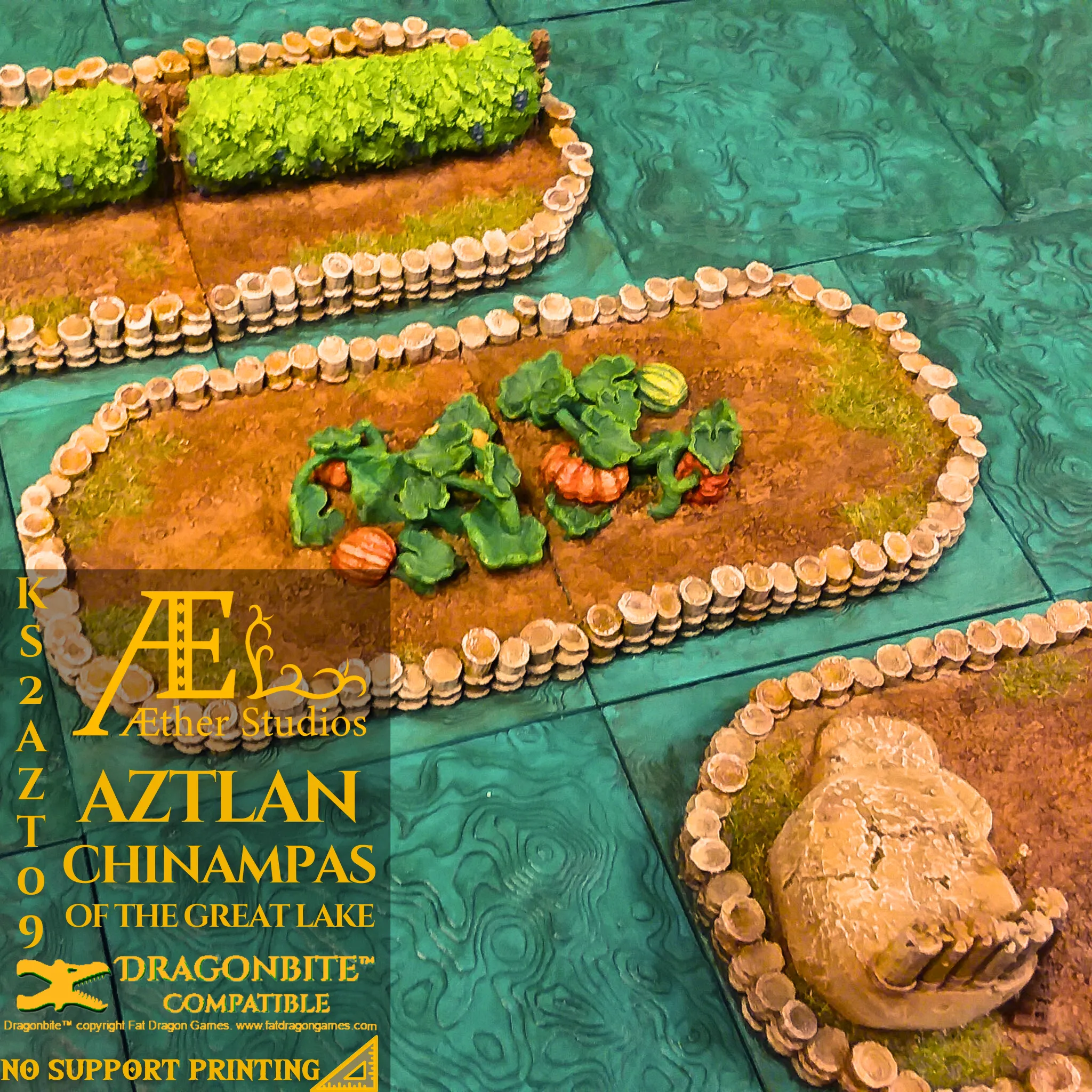 Other STL Download - KS2AZT09 - Chinampas of the Great Lakeby