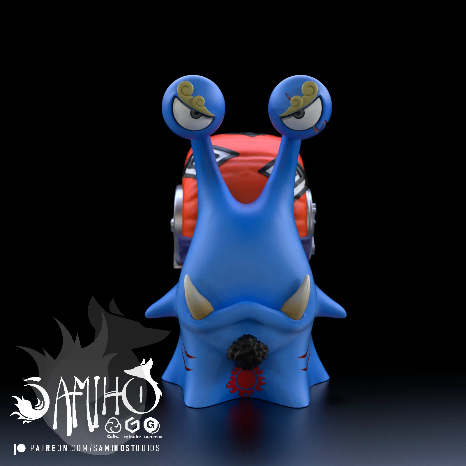 Samiho Studios - Jinbe DenDen Mushi: STLs ready for printing