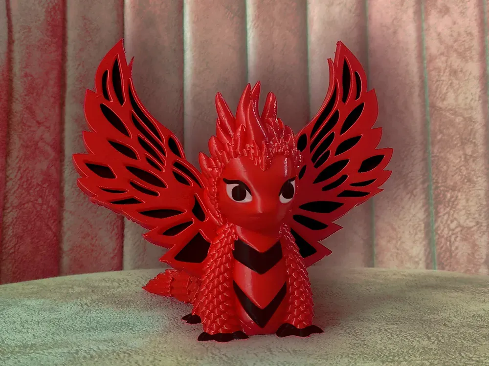 articulated Dragon Cute Winged Flexible