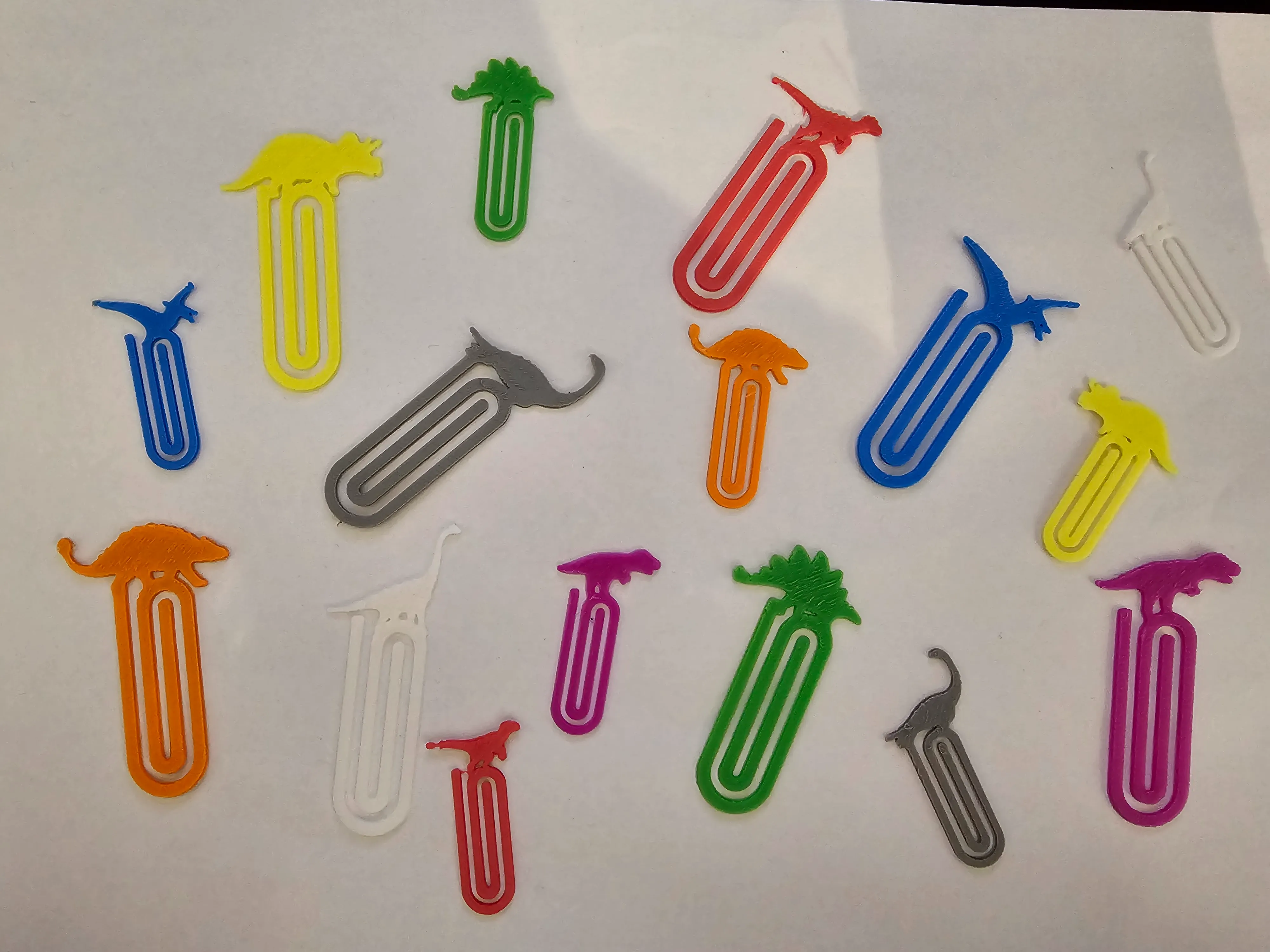 3D Printer Files 3MF File Dinosaur Themed Paperclips And Footprint 3d-printer-files-3mf-file-dinosaur-themed-paperclips-and-footprint