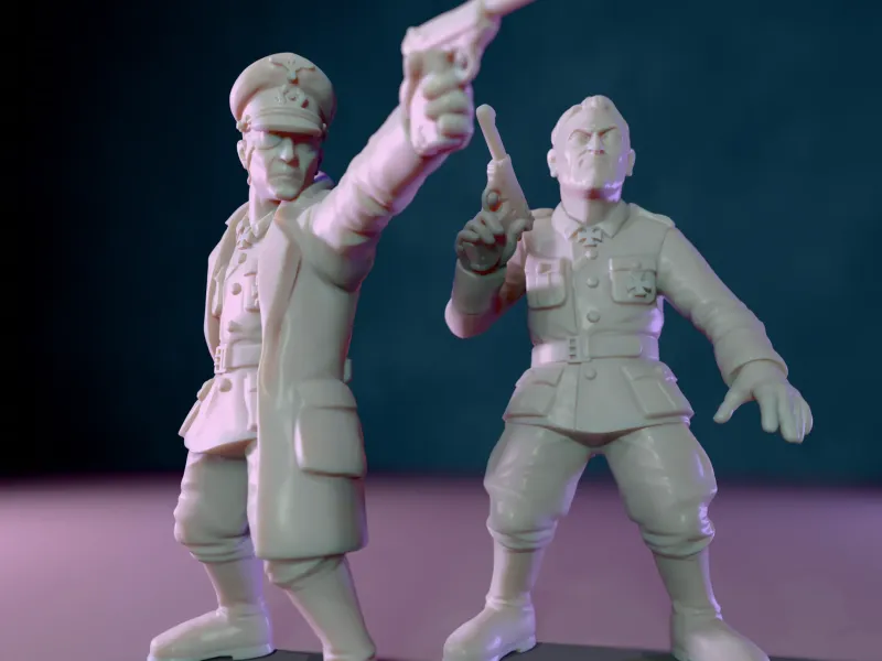 German Officers Miniatures – Historical WWII Collection