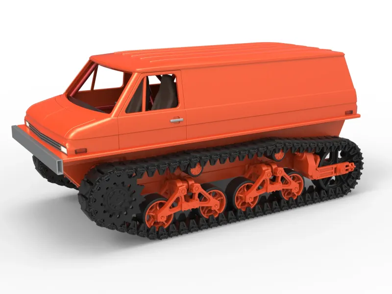Vintage Monster tank Version 3 Scale 1:25