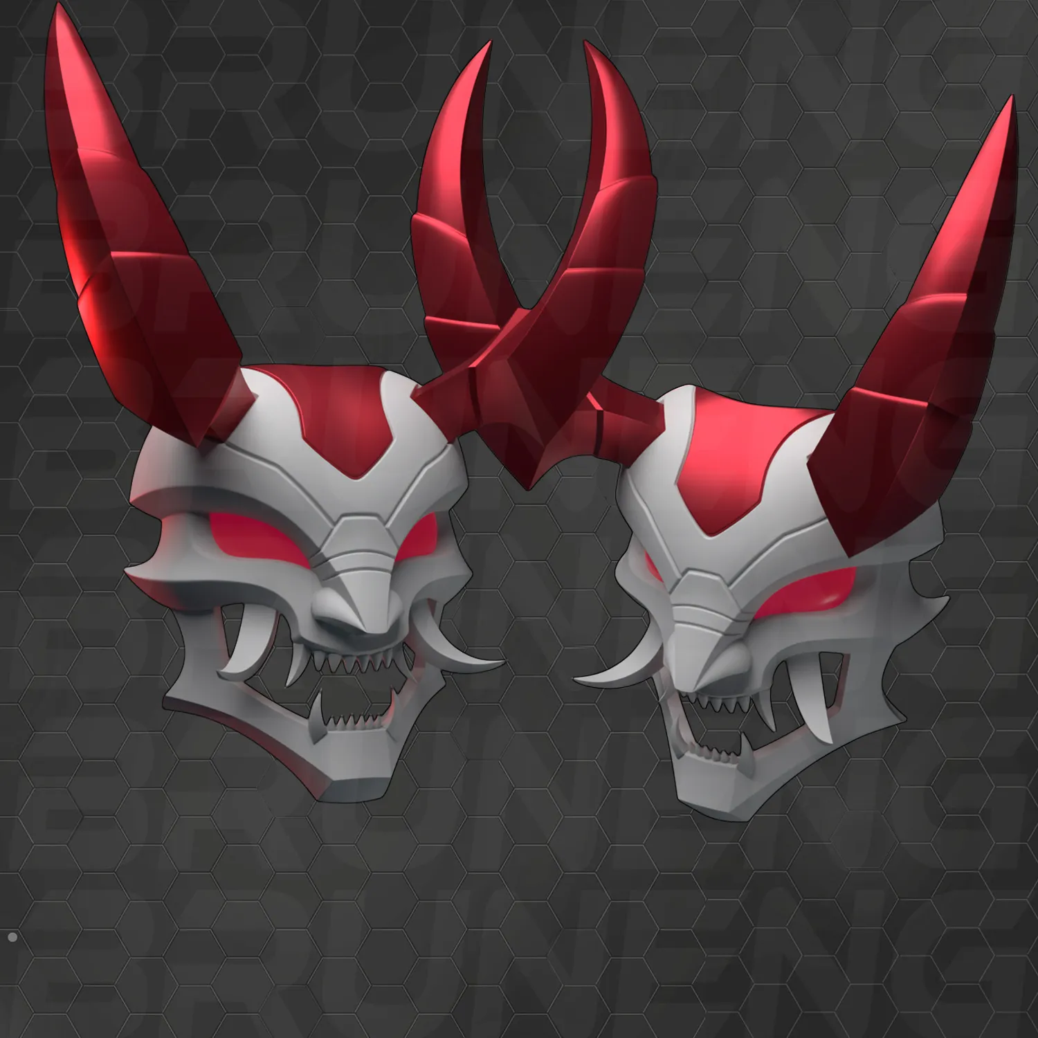 Blood Moon Thresh Cosplay Mask - League of Legends Wild Rift