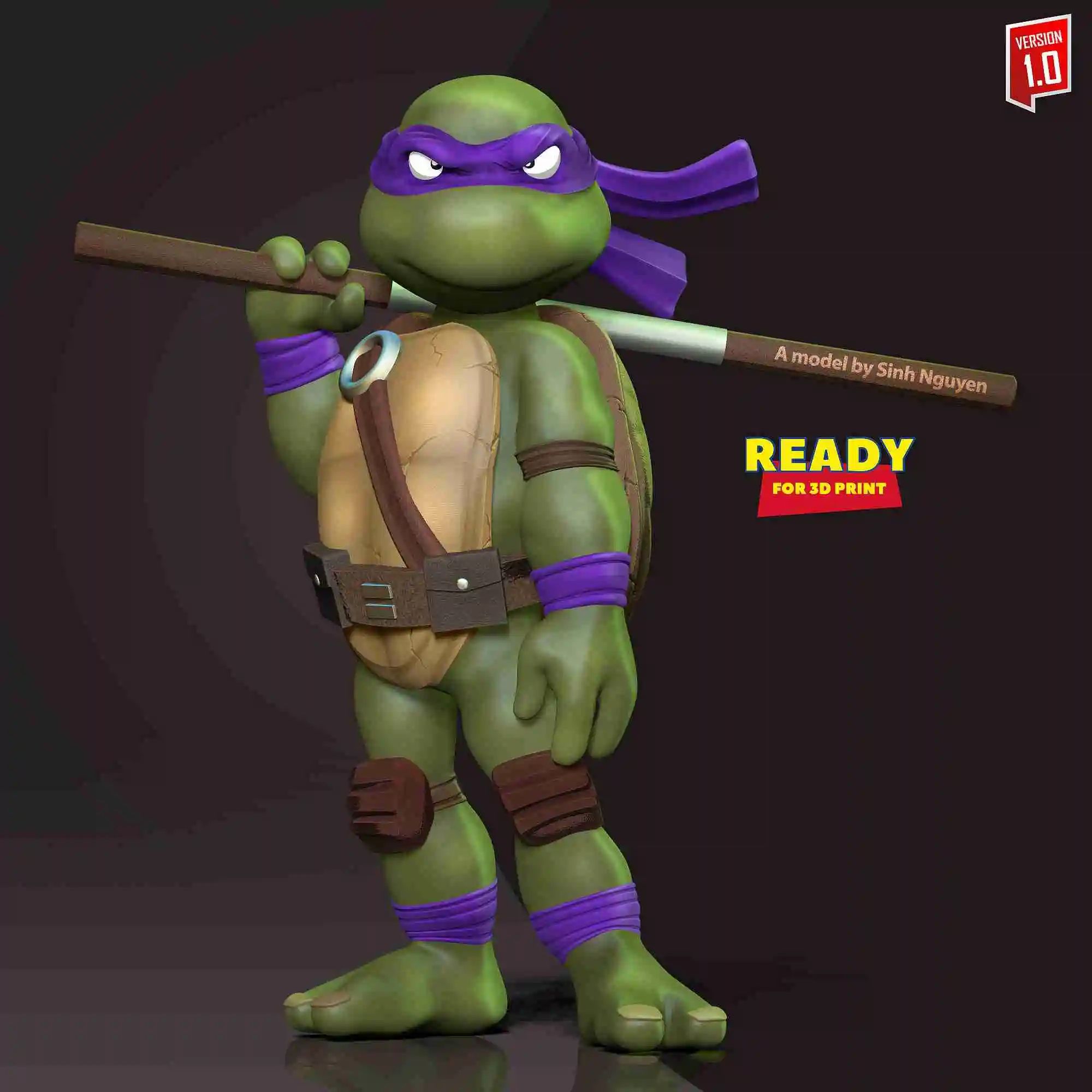 Download Turtle Transparent Donatello - Tmnt Donnie PNG image for