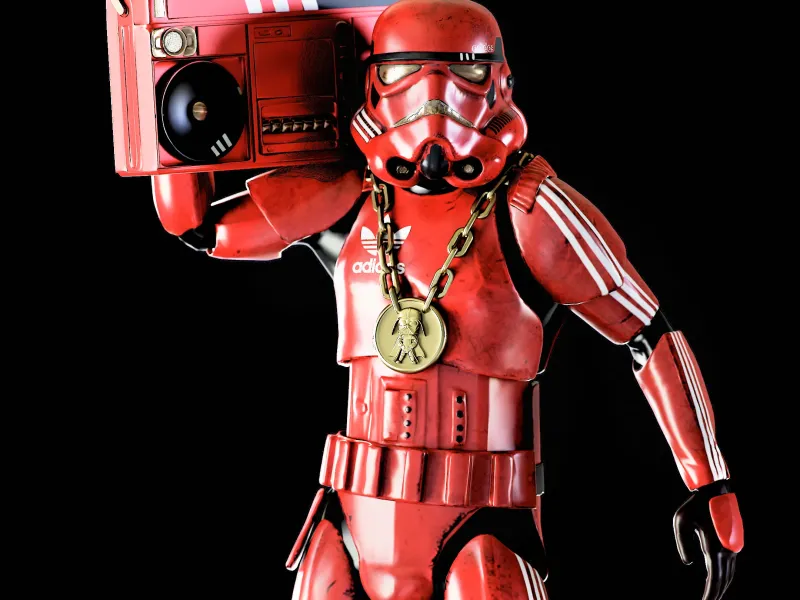 Le Stormtrooper Gangsta - Stormtrooper style hip-hop