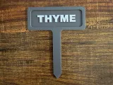 Thyme Garden Marker | 3D Print 3MF | No Supports-1