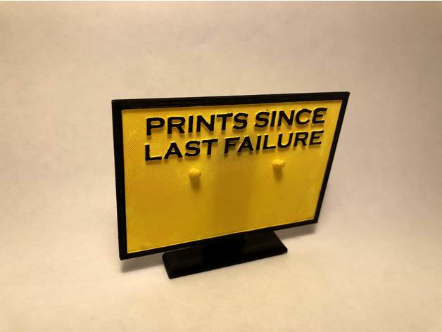 Prints since last failure sign