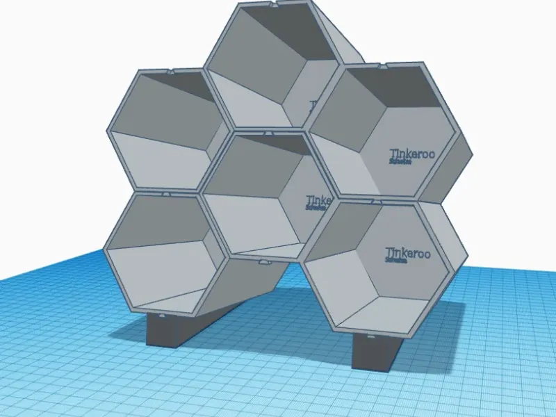 Honeycomb Pen Holder Version 1 (Stackable)