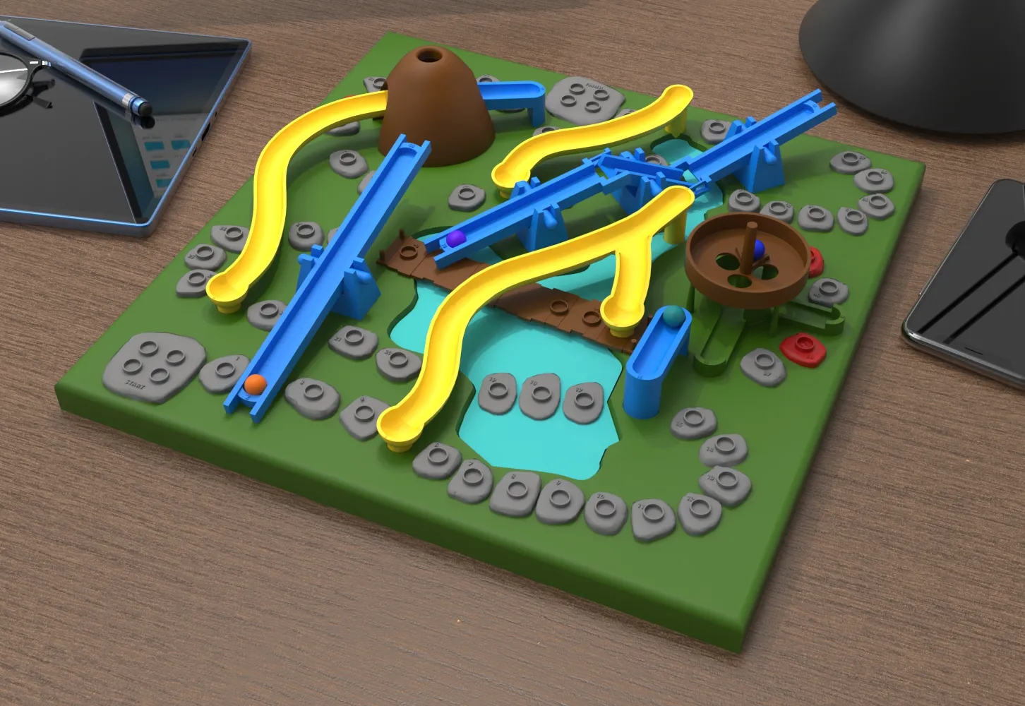 Slide and Ladder Game / Snake and Ladder (Board Game)