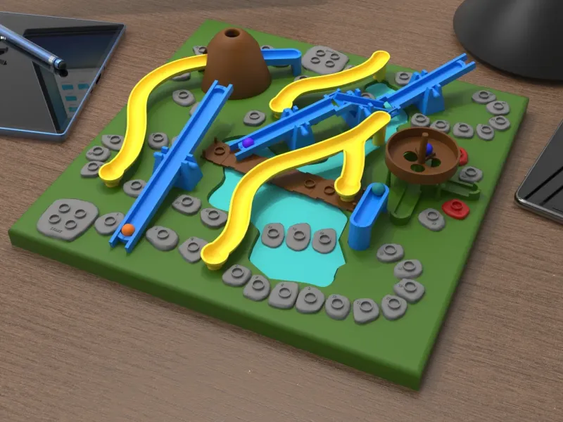 Slide and Ladder Game / Snake and Ladder (Board Game)