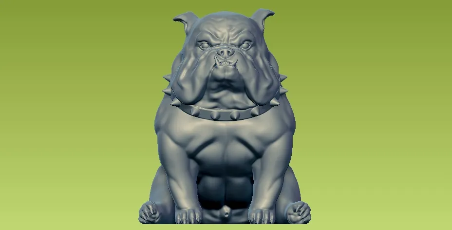 Pit Bull - 3D STL files can print Bully models or sculpt sta