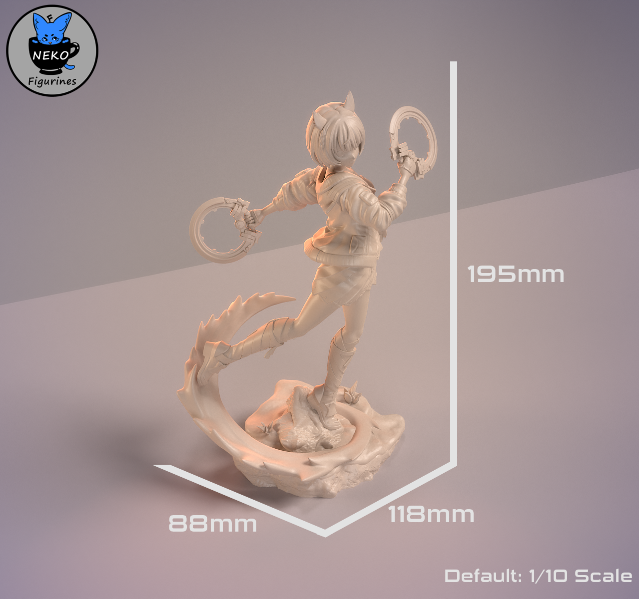 Mio - Xenoblade 3 Anime and Game Figurine for 3D Printing