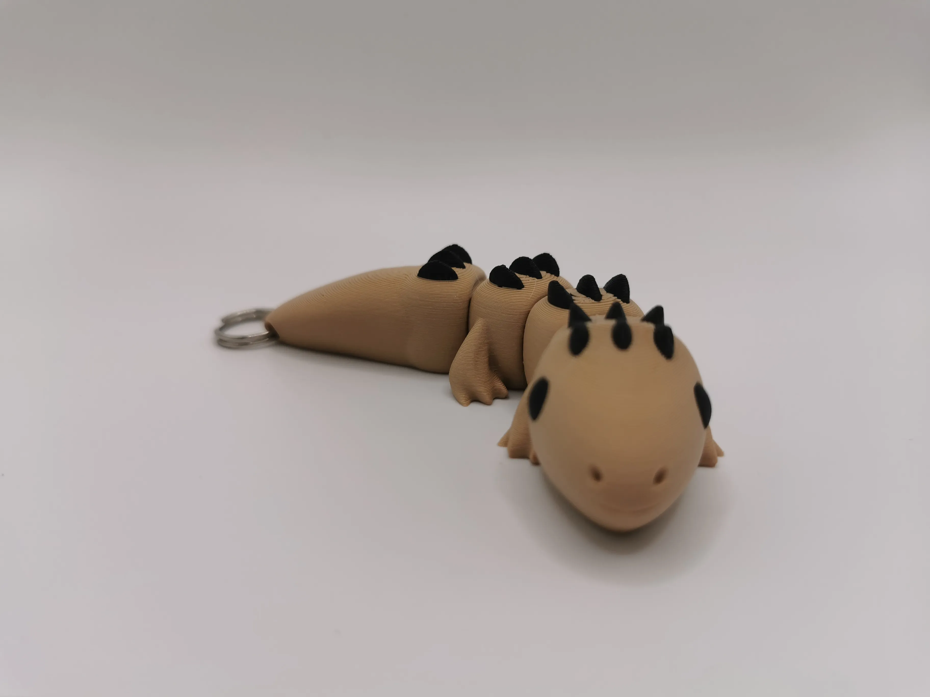 Baby Shingleback Lizard Keychain - Multicolour