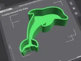 Dolphin beach sand mold-2