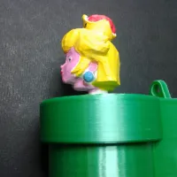 PRINCESS PEACH KEYHOLDER - SUPER MARIO PIPE WALLMOUNTED-4