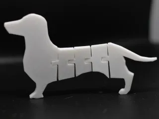 Articulated Dachshund Model