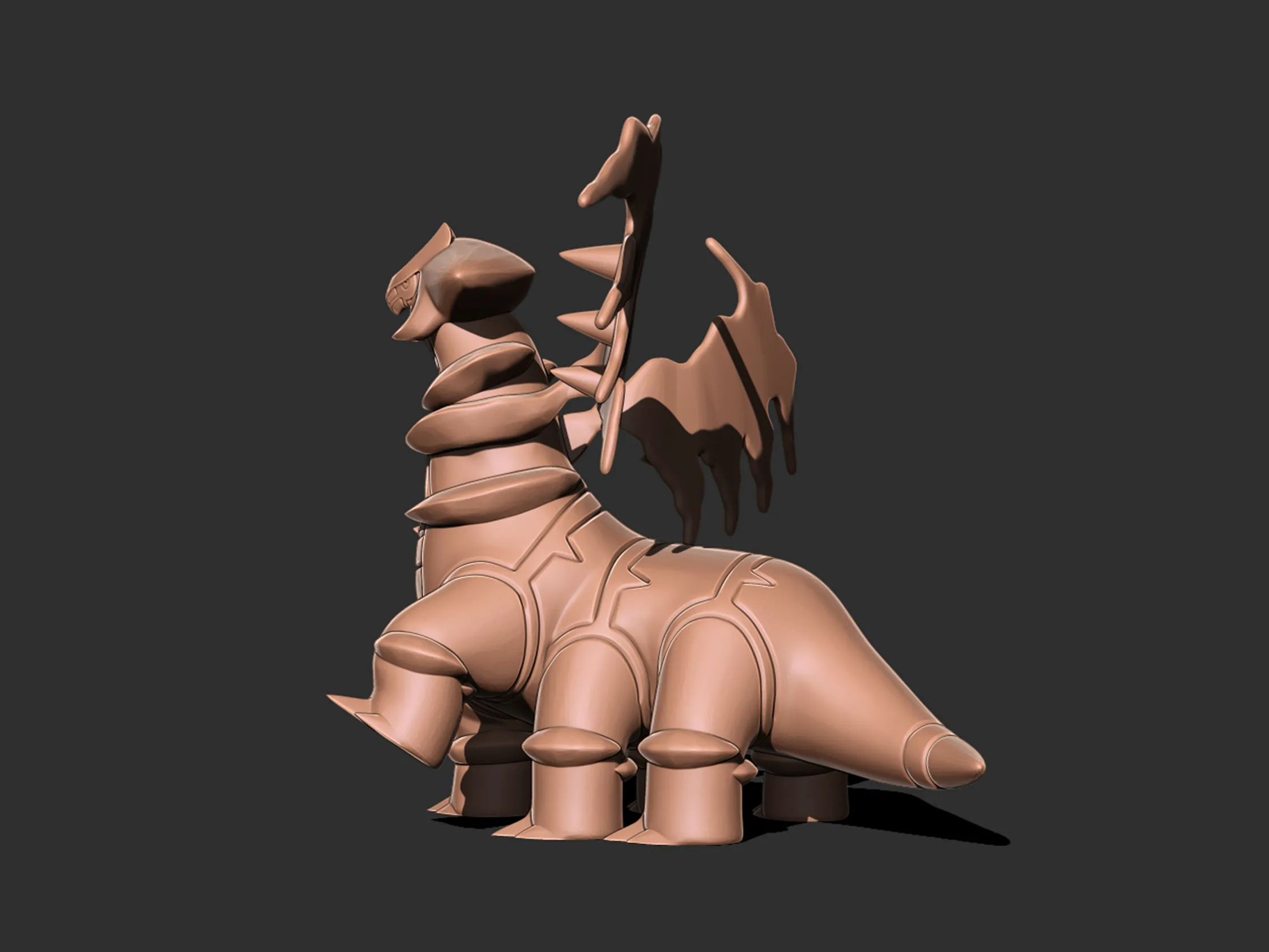 Giratina pokemon 3d print model