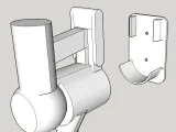 Dyson V8 vacuum Wall Mount-2