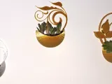 Vaso decorativo a parete-2
