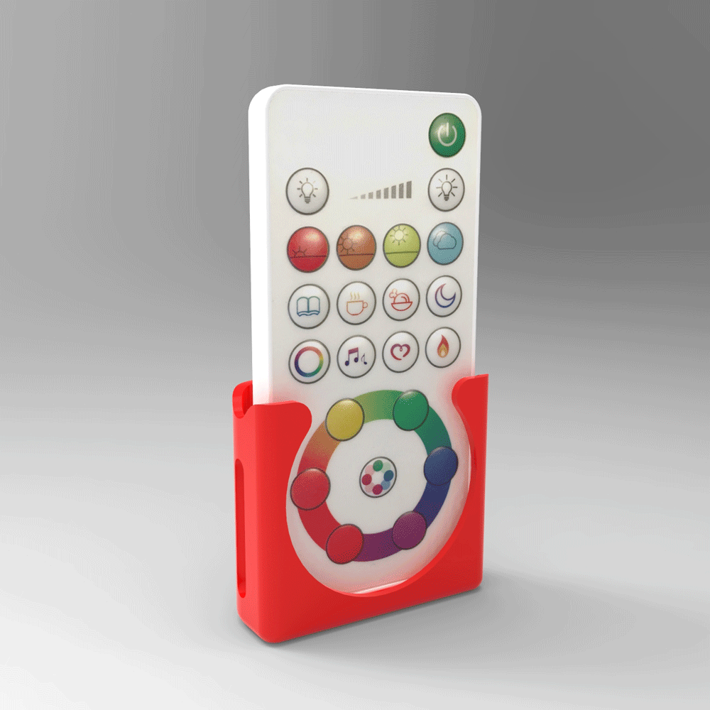 WALLMOUNTED REMOTE CONTROL HOLDER 3D models download Creality Cloud