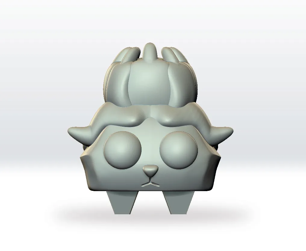 Dandys World Loyal Bud Pebble STL 3D Model Character Fanart