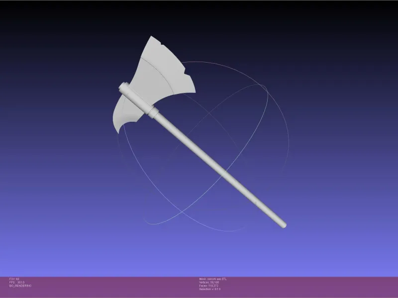 Dungeon Meshi Senshi Axe