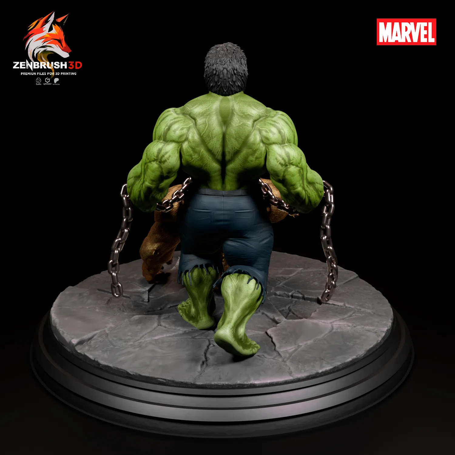 EL INCREÍBLE HULK VS ABOMINACIÓN - DIORAMA IMPRESIÓN 3D