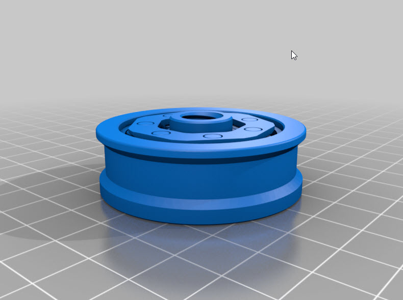 100% printable filament spool holder