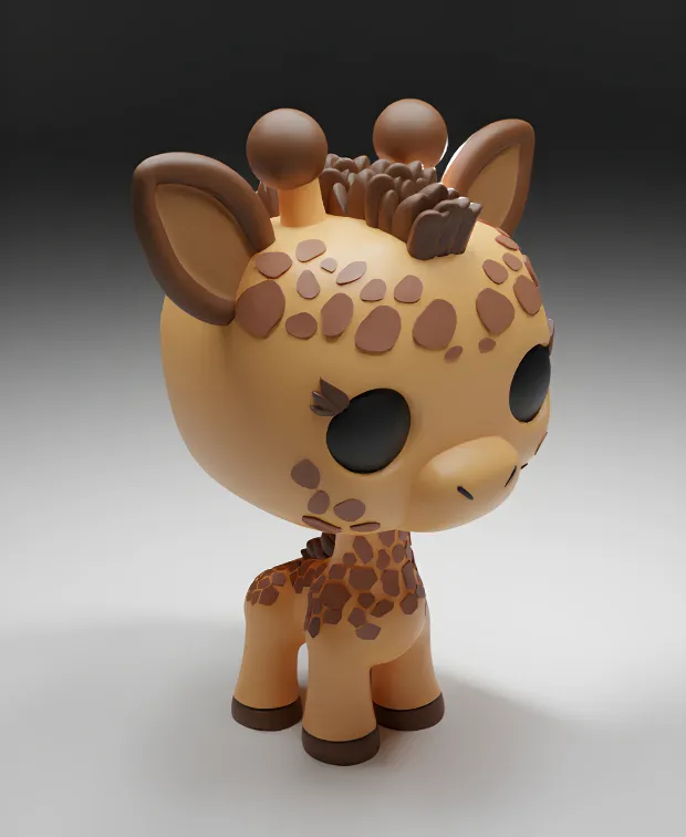 Funko Pop Cute Giraffe by Mesh Mayhem