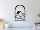 Abstract Mountain Wall Art-0