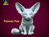 Fox Poses - Red fox statue - decor - 3D print-1