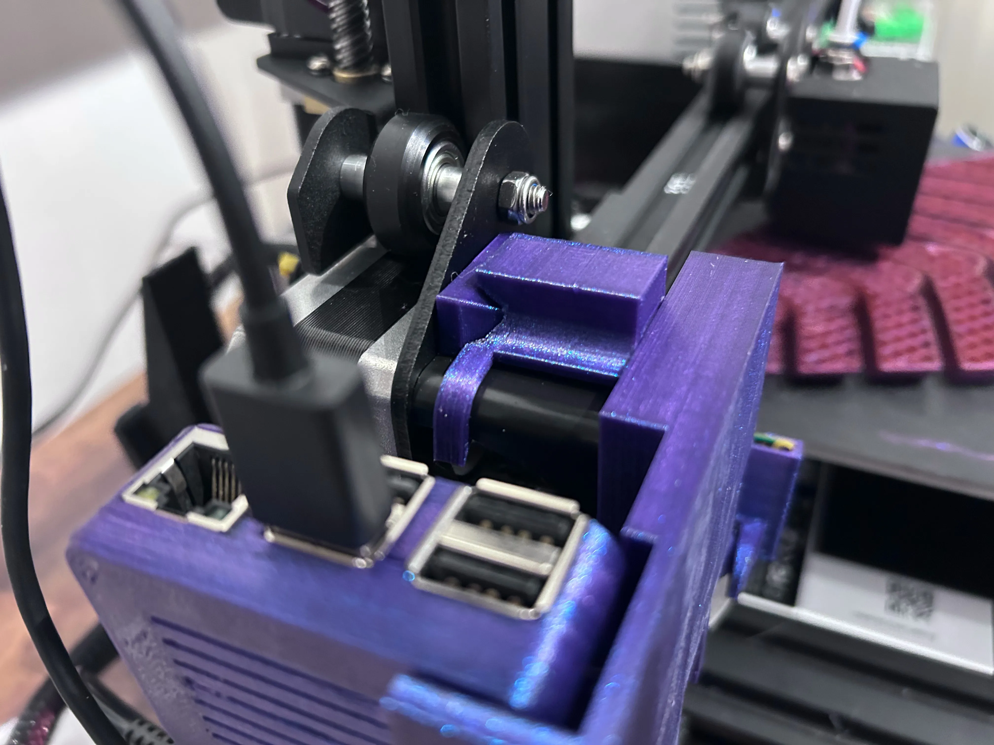 Raspberry Pi 3 and Pi Camera X-Axis Mount on Ender 3