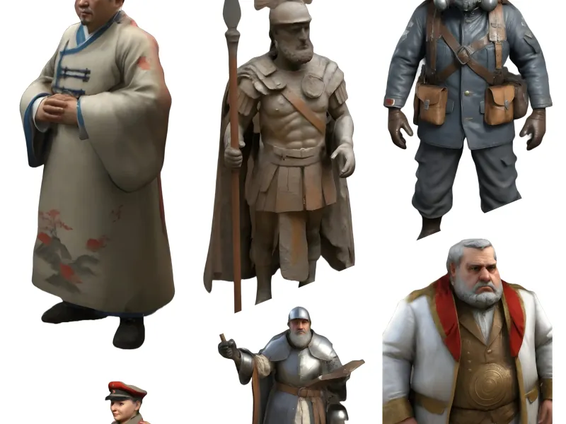 Historical Figures Through Time Collection