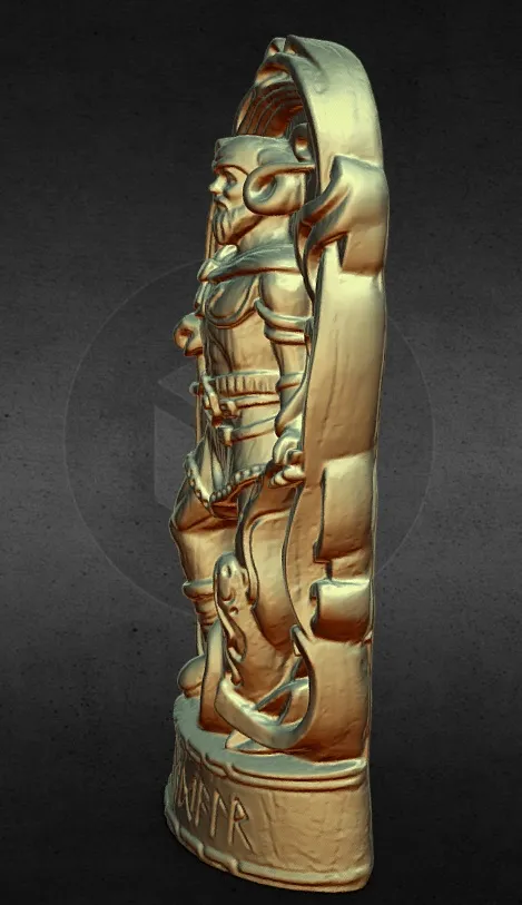 gods of asgard statue Heimdall