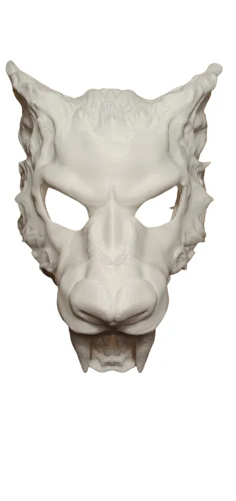 Maschera del lupo Modello 3D File STL