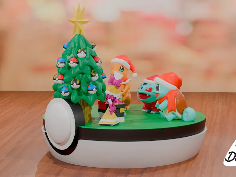 Navikanto Festivo:Bulbasaur, Charmander y Squirtle