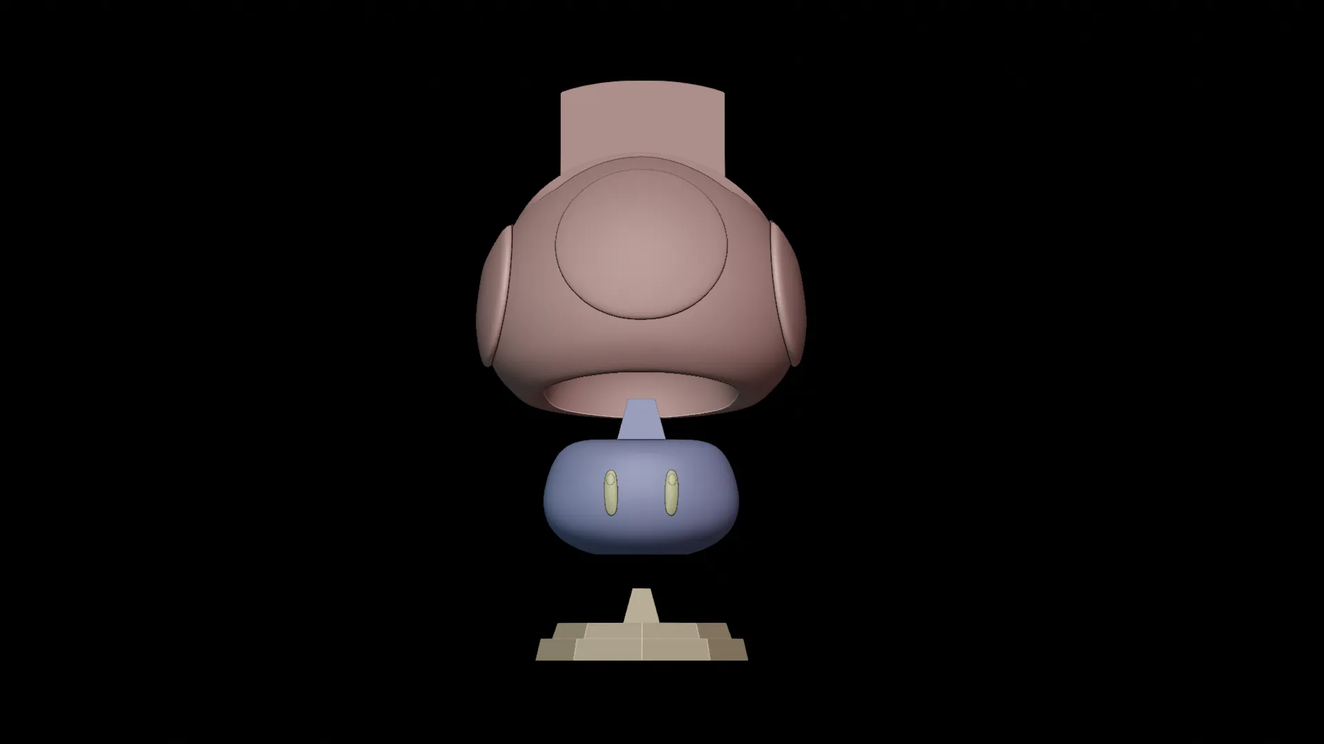 Mushroom joystick Holder - Super Mario bros