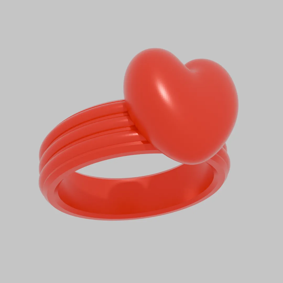 cute heart ring