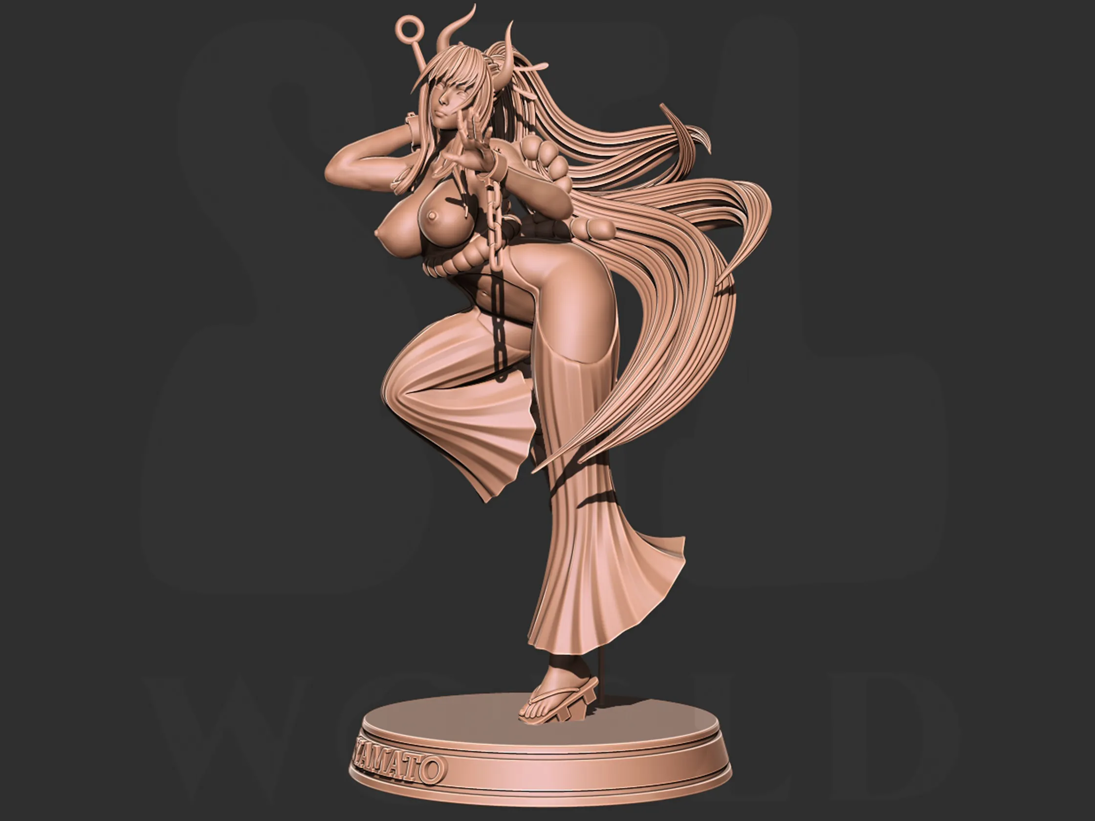 Yamato - One piece NSFW 3d print model