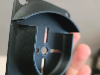 Tool for drilling into the wall