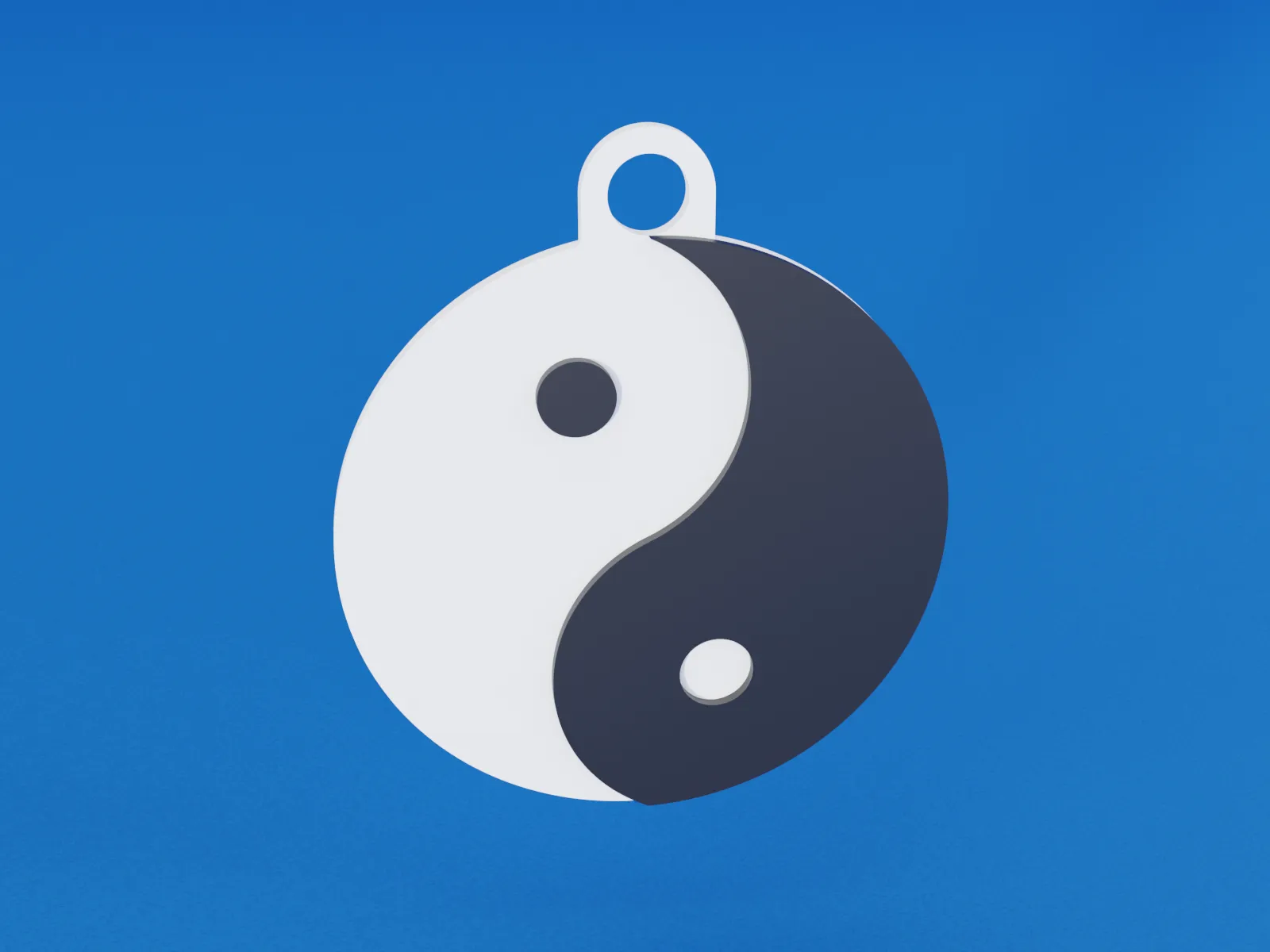 (GRATUITO) Ciondolo rotondo portachiavi Yin Yang